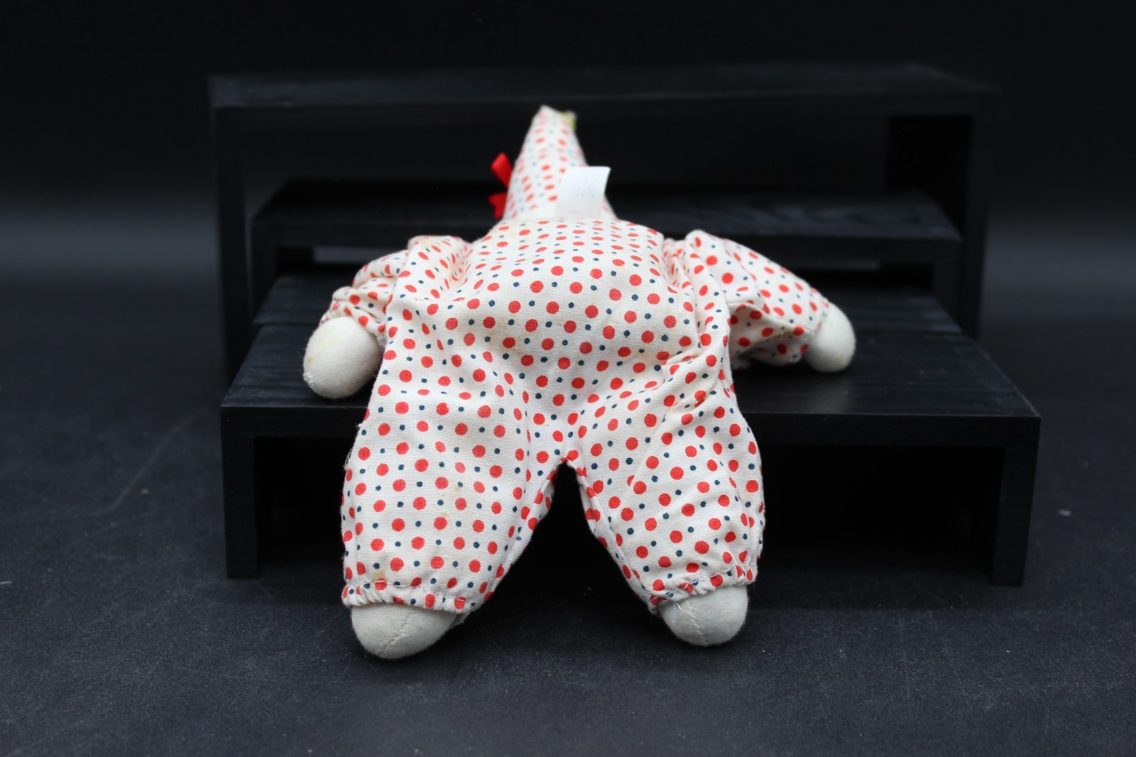 Porcelain face/Soft Bean Bag body Clown Doll