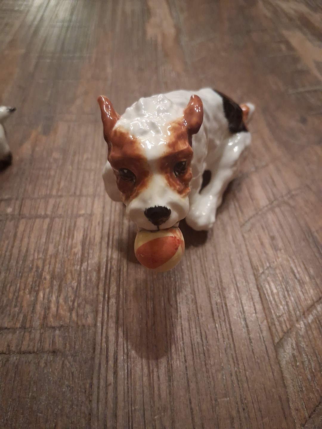 Lot Of 2-Royal Doulton Jack Russell Terrier with Ball HN1097 & Beswick Lamb