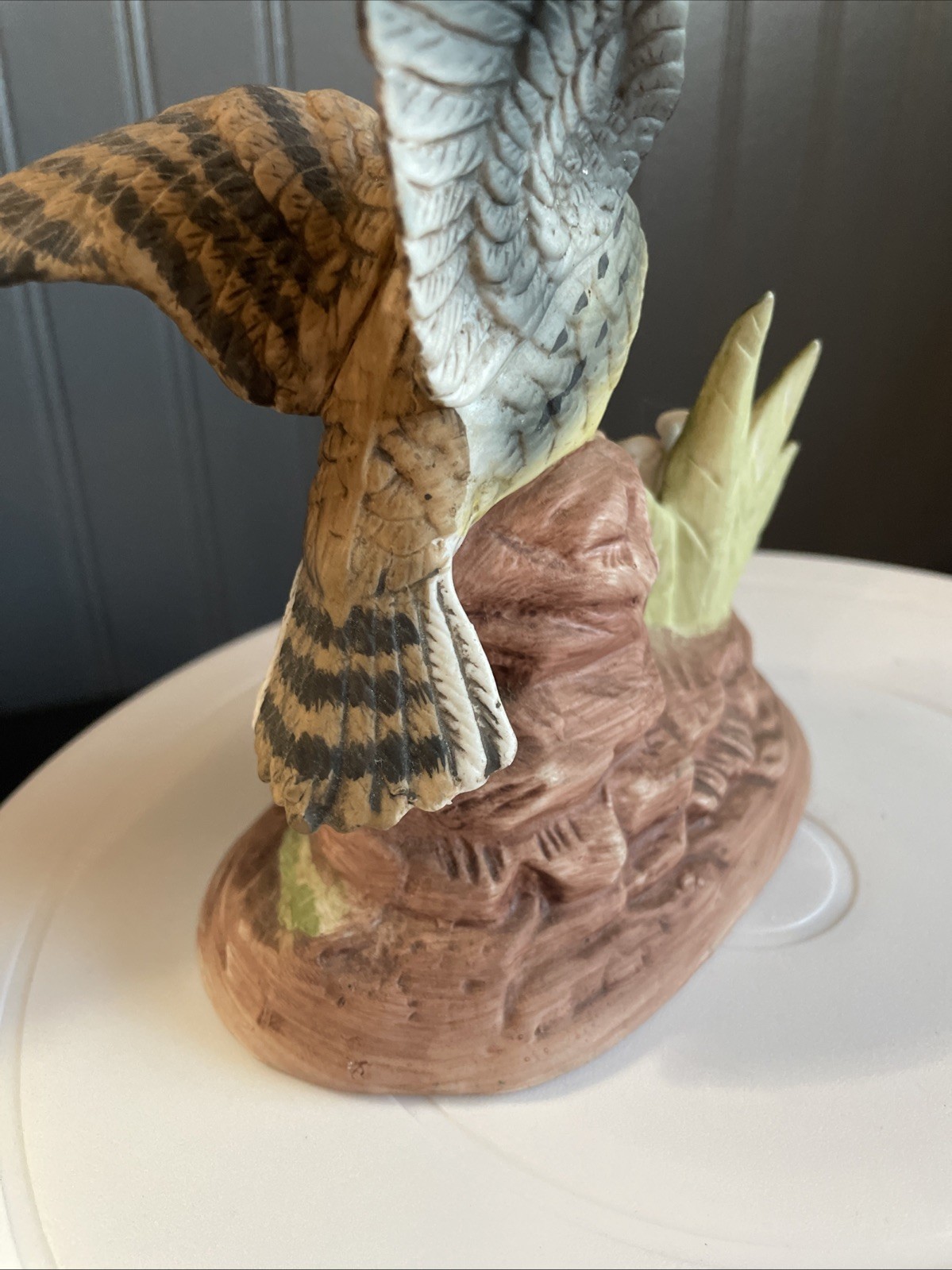 Vintage J. Byron Royal Crown Hand painted Meadowlark Bird Figurine #4648 @1842