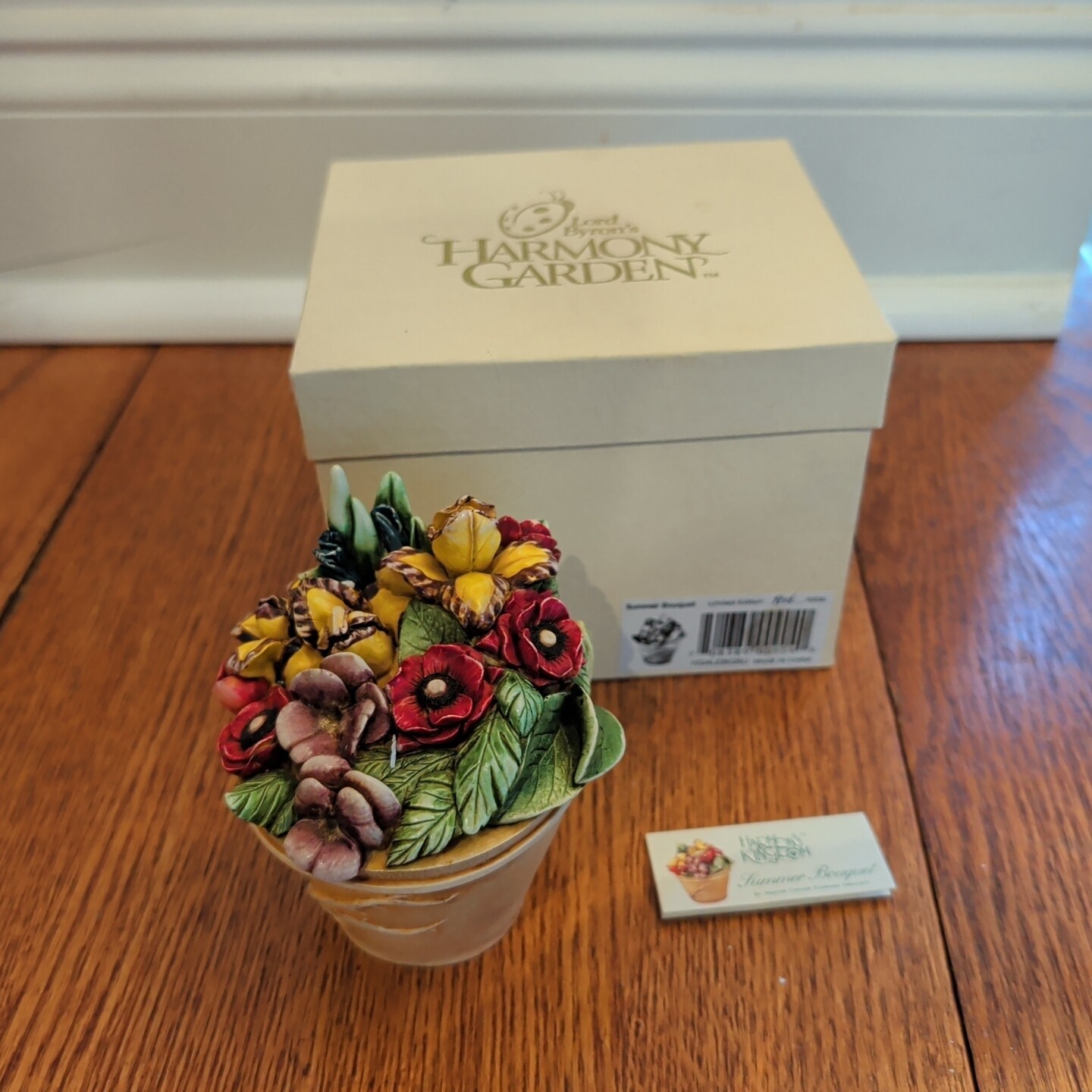 Lord Byron’s Harmony Garden Kingdom Figurine Trinket Box Summer Bouquet Ltd Ed