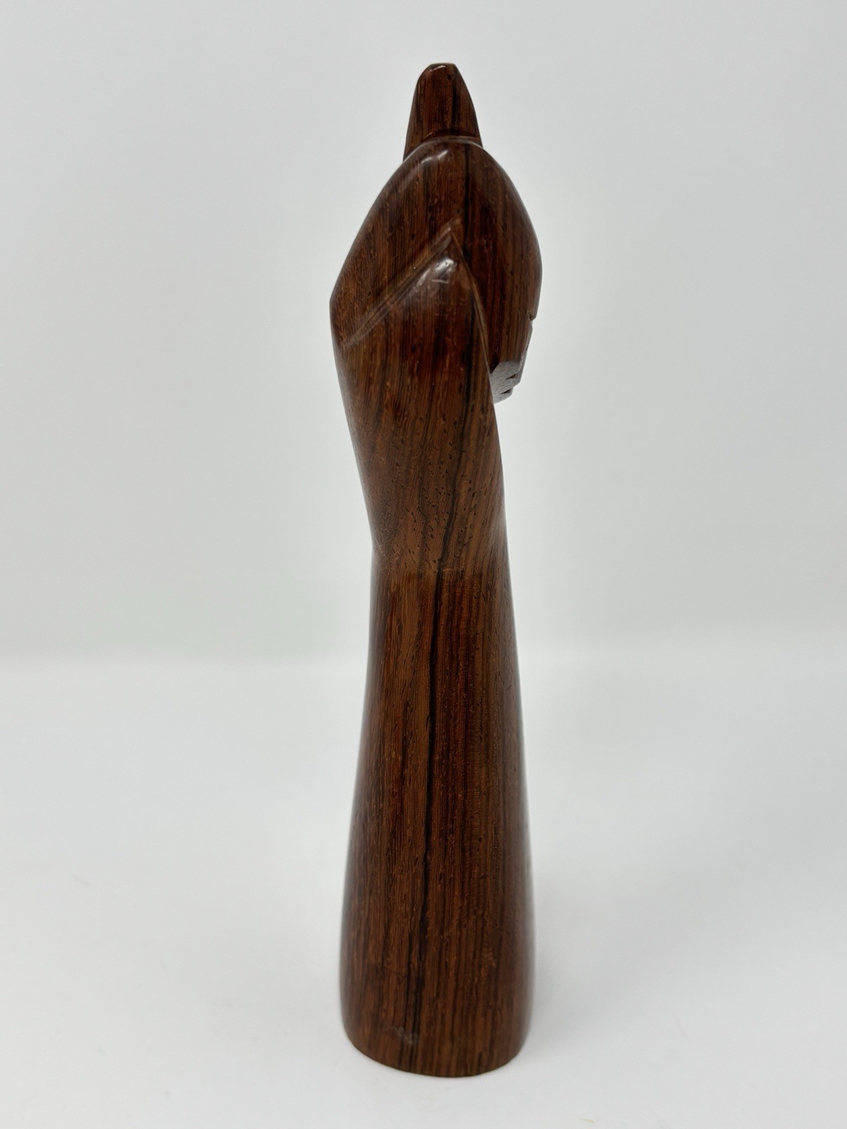 Vintage MCM Hand Carved WOOD Mano FIGA Fist Sculpture Protection Fortune 6″
