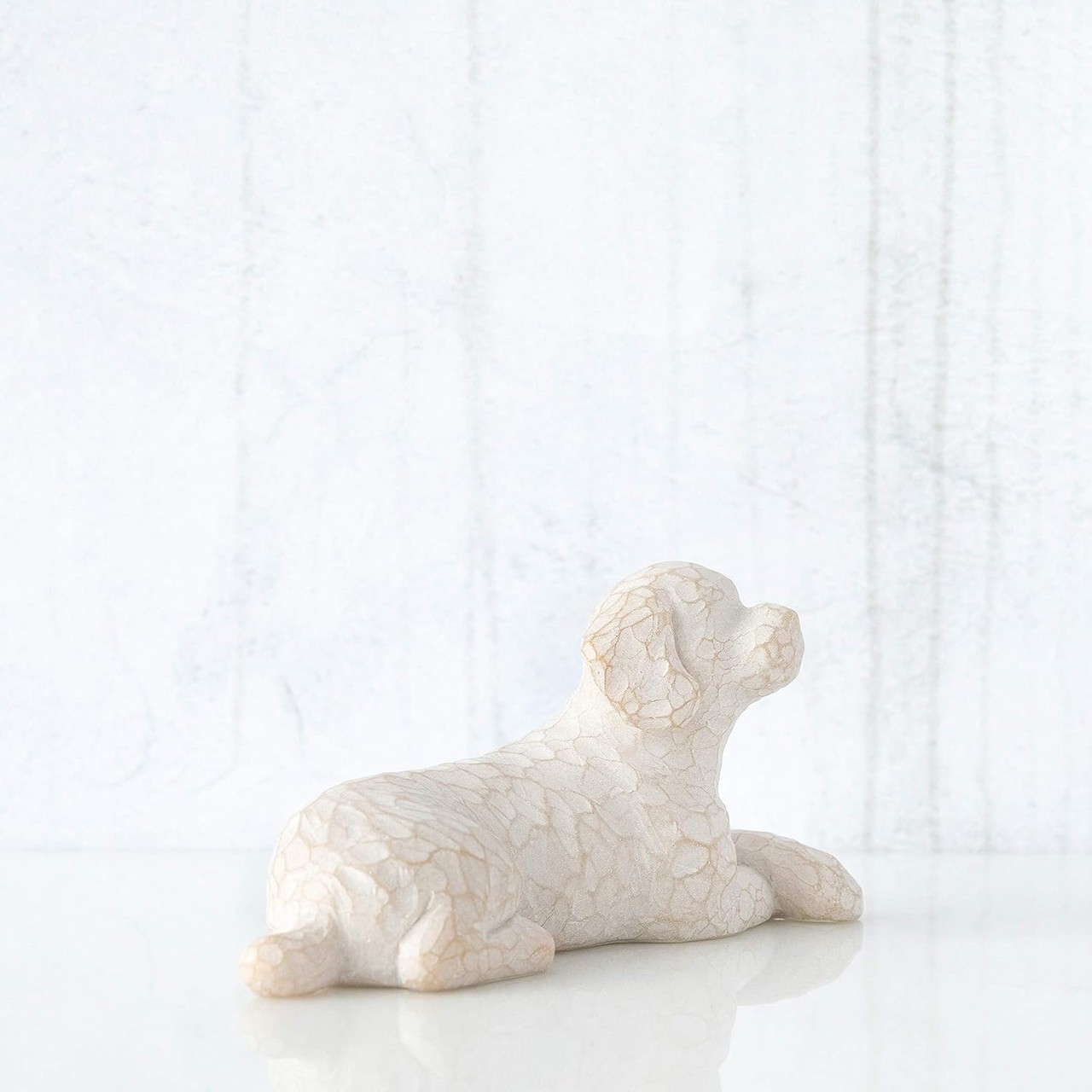 Demdaco Willow Tree, Love My Dog (Small, Lying Down) -( 27790)
