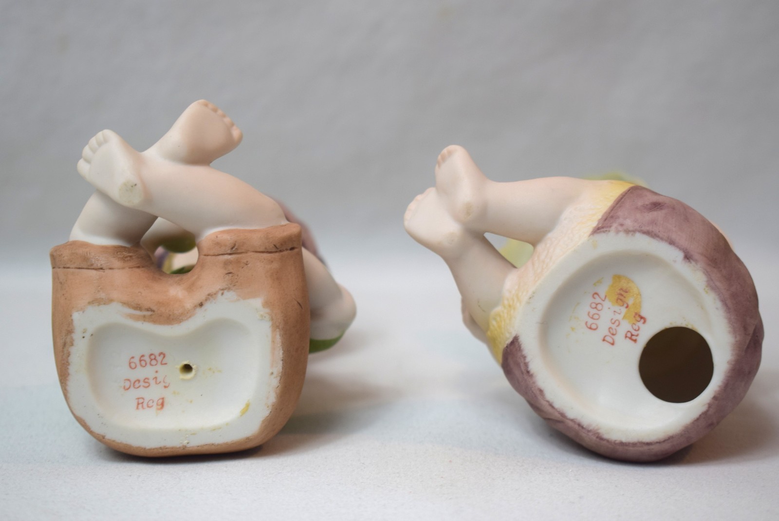 Vintage Pair Piano Babies Figurines by Andrea By Sadek
