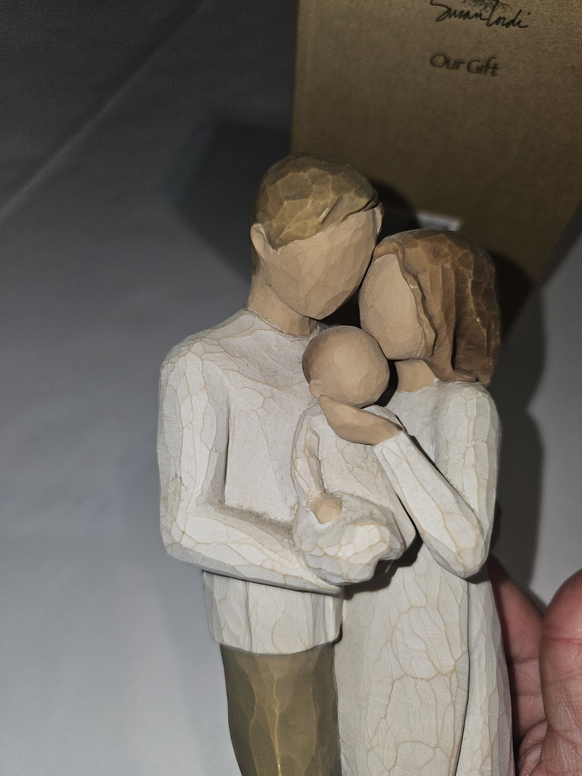 Willow Tree hand-painted sculpted figure, Our Gift with Box