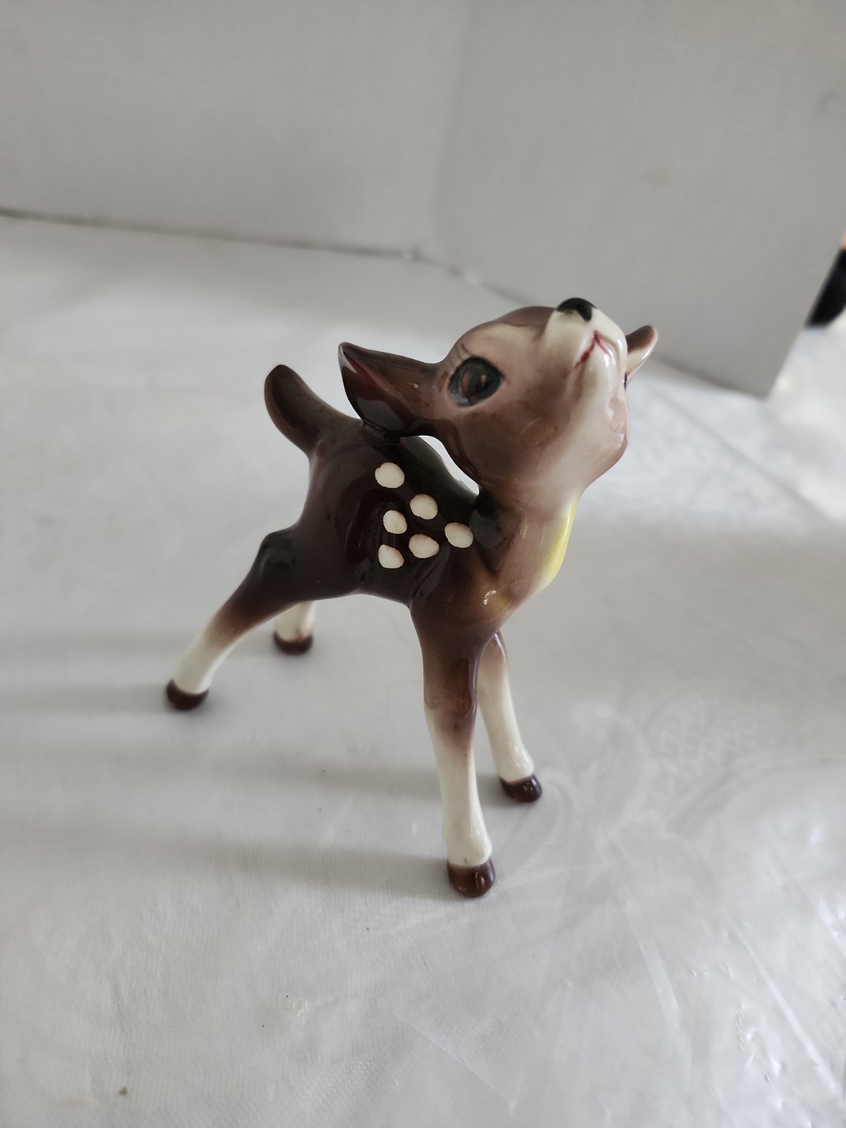 Ceramic Fawn Deer Made In Japan Figurine