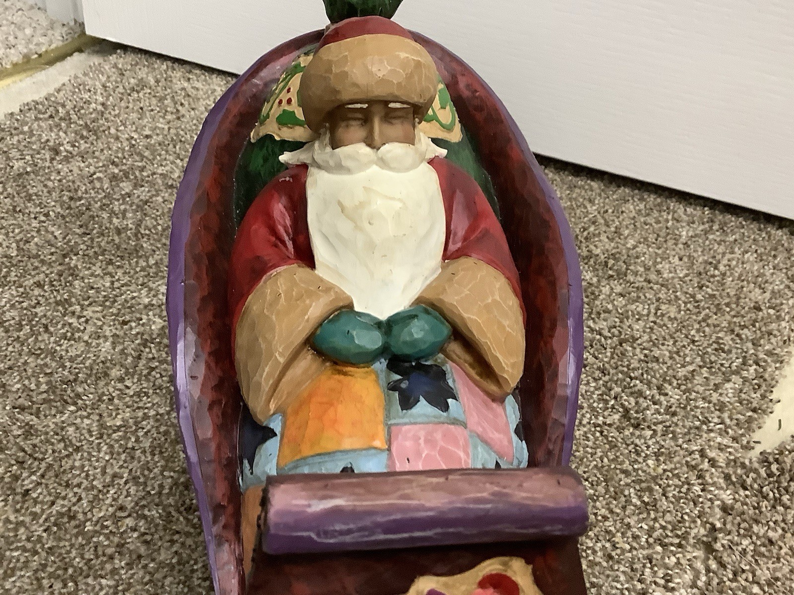 Jim Shore Heartwood Creek Delivering Joy Santa’s Sleigh 2004 117719T 14” Long