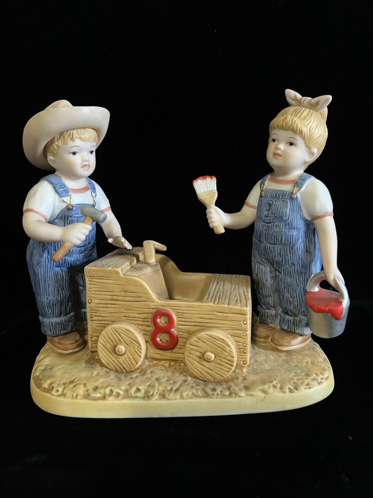 Home Interiors Homco Denim Days 15352 “The Go Cart”