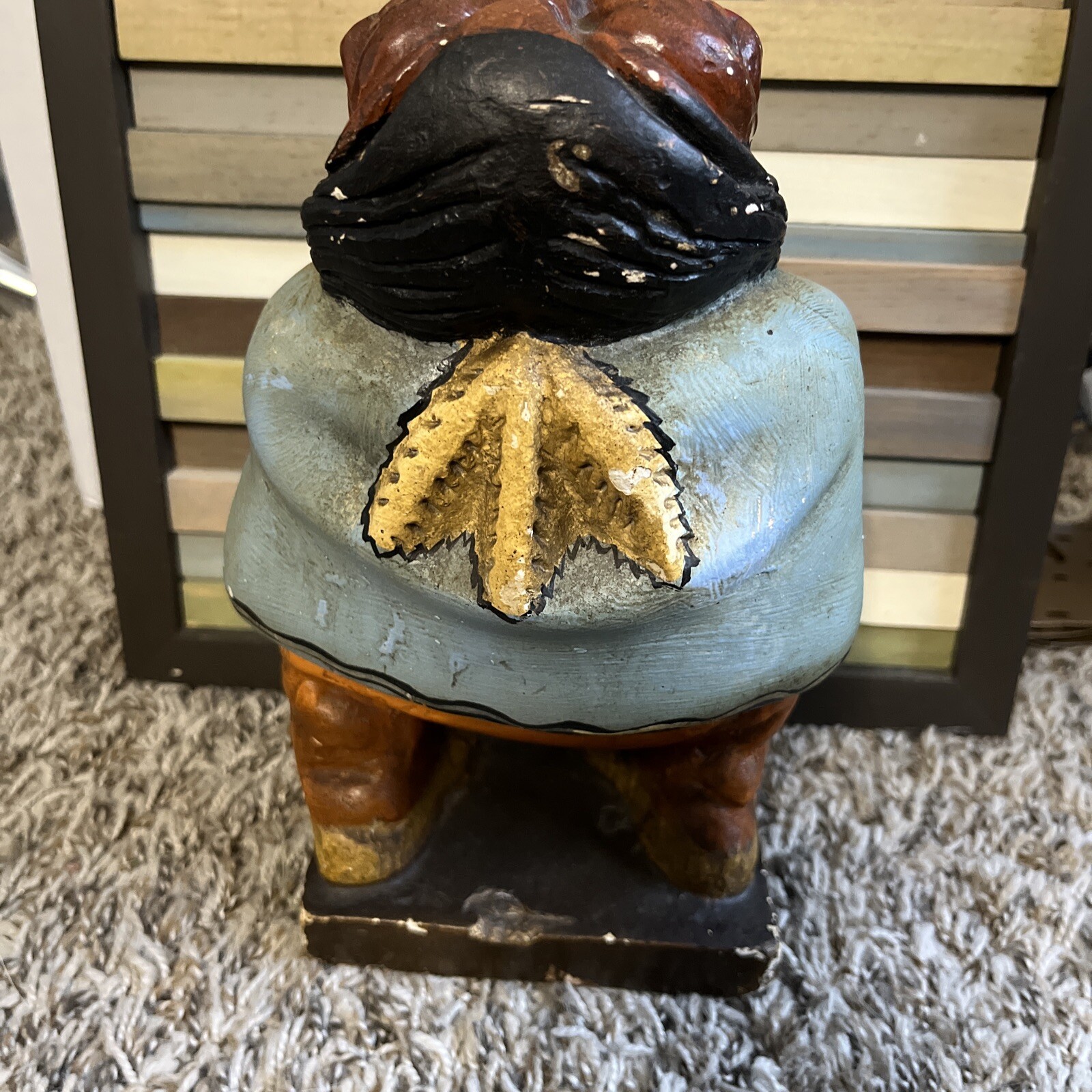 1921 Perce Pearce Disney Artist Chalkware Statue Heap-O-Luck Indian