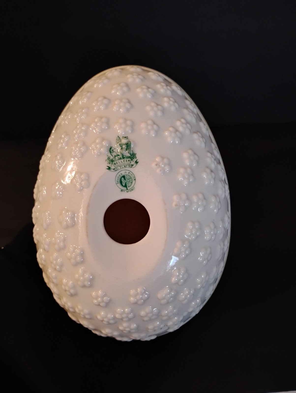 Belleek Egg, Limited Edition Intro. Easter 1972 6th Mark, Boxed, Free Shipping