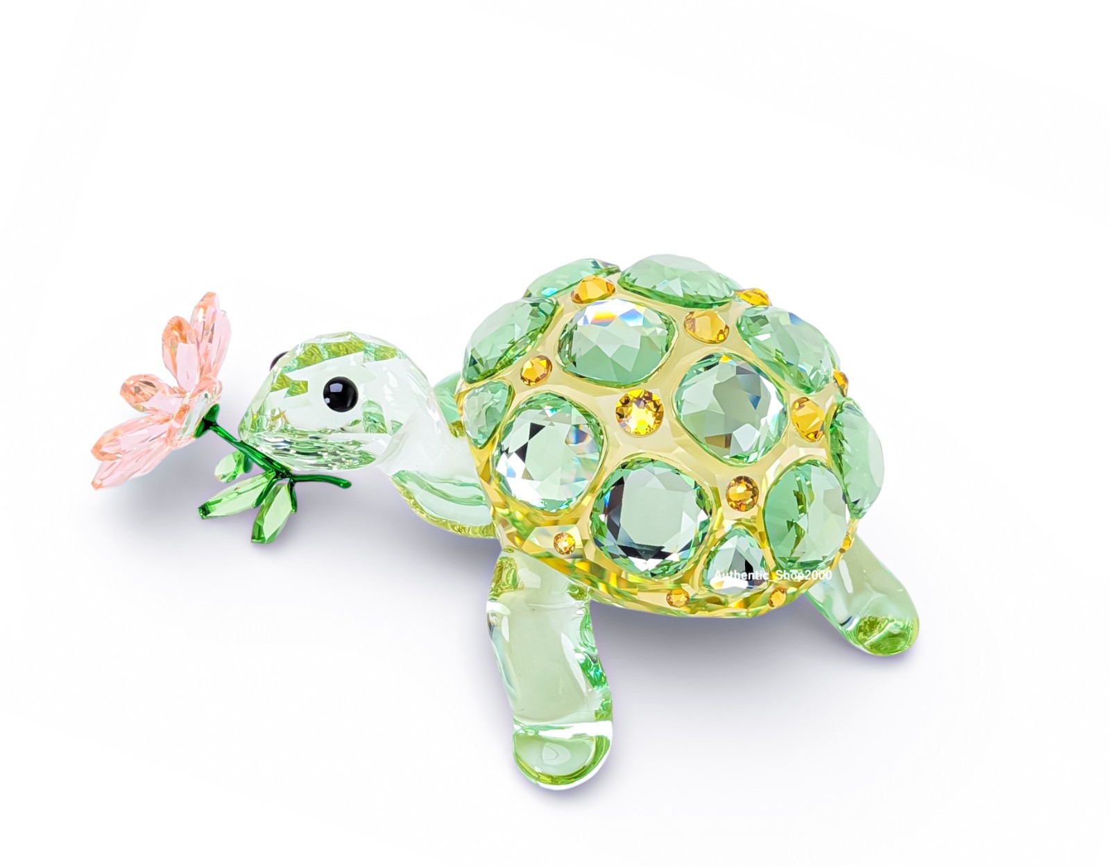 New 100% Authentic SWAROVSKI Idyllia Tortoise and Daisy Deco Figurine 5721542