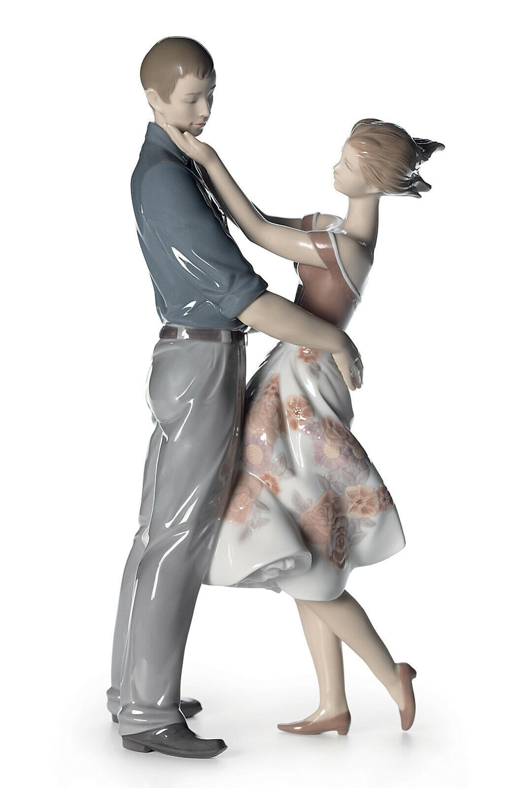 LLADRO HAPPY ENCOUNTER BRAND NEW IN BOX #8330 11.75″ LOVE ANNIVERSARY SAVE$ F/SH