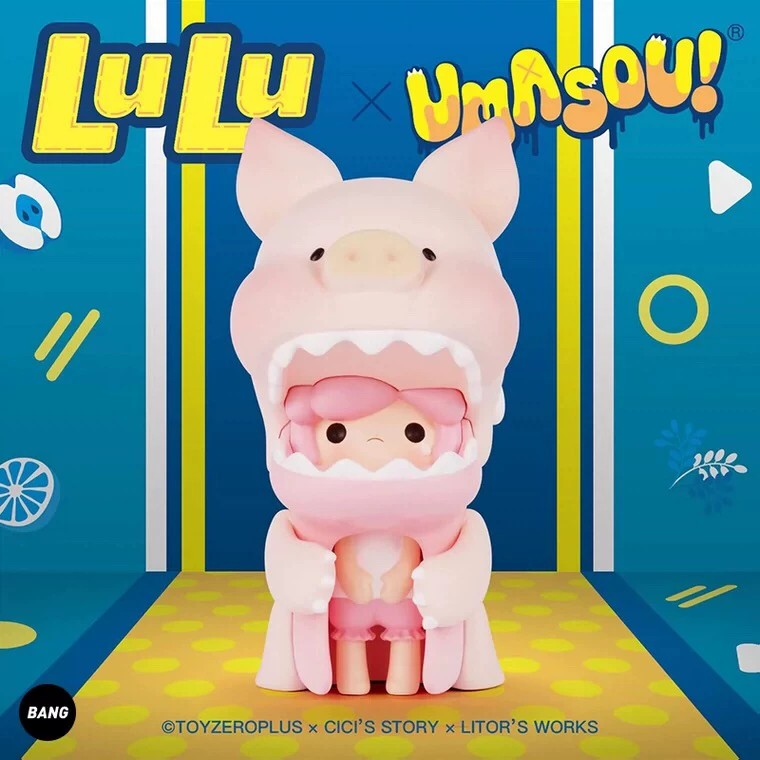 LITOR’S WORKS × LuLu Pig Umasou Dinosaur Girl Limited Fashion Figure New Stock