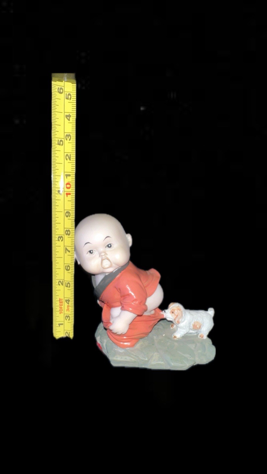 Little Monk Baby Porcelain Figurine – Vintage – Collectible