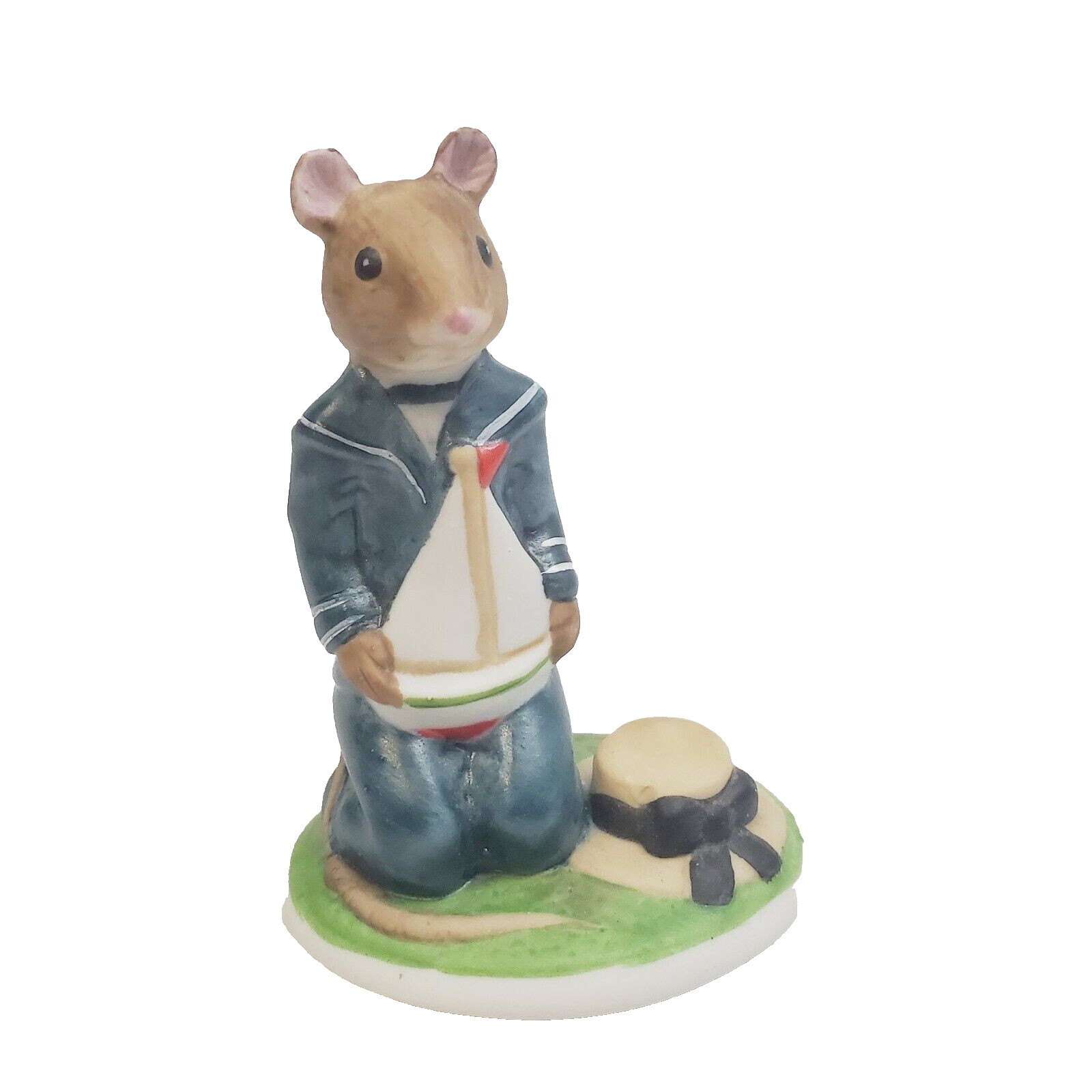 Franklin Mint Rupert The Woodhouse Family Mouse Adults 3″ 85 Blue Figurine Decor