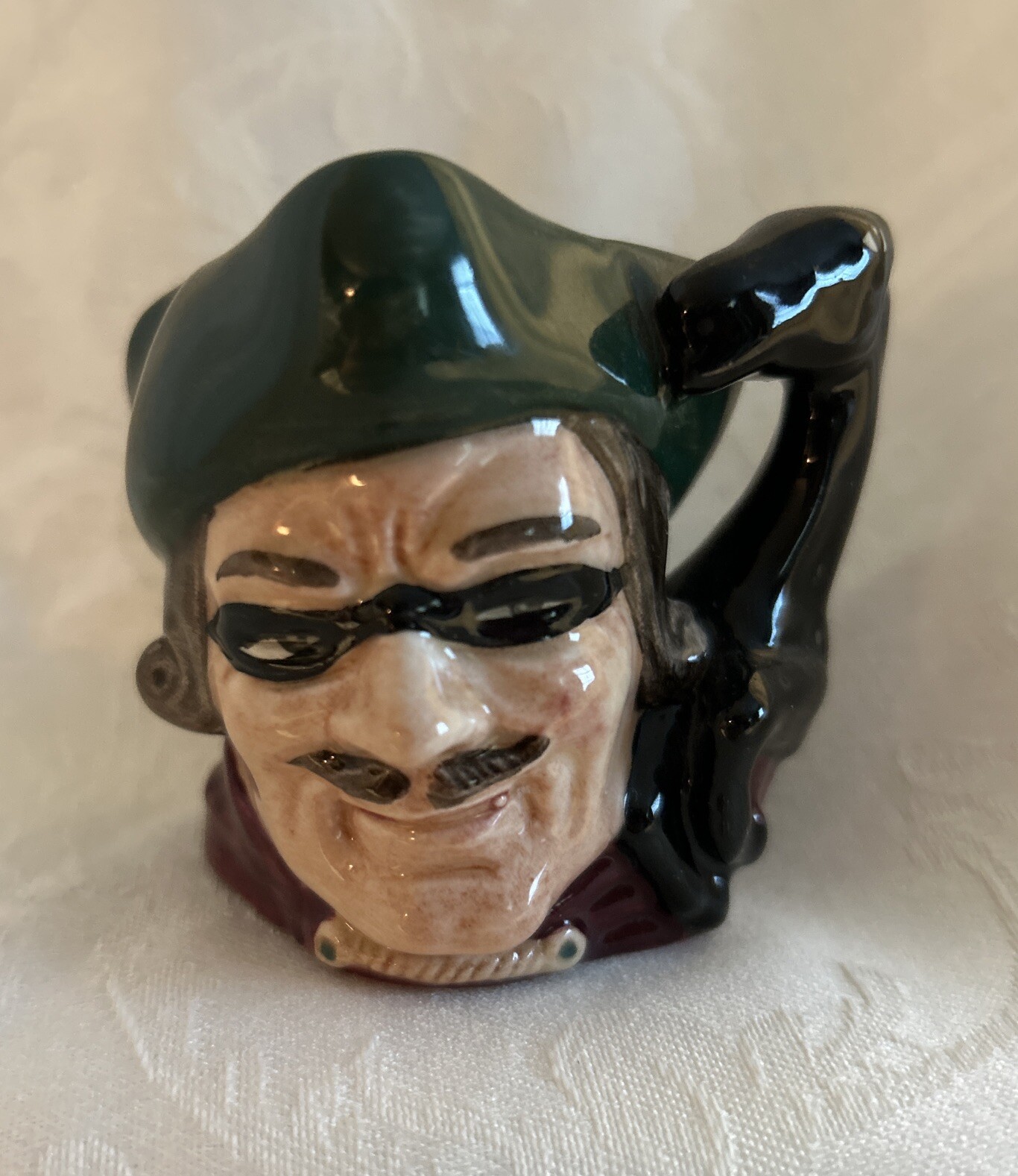 1959 Royal Doulton Dick Turpin D 6542 England 2 3/4 In -Toby Jug Horse Handle