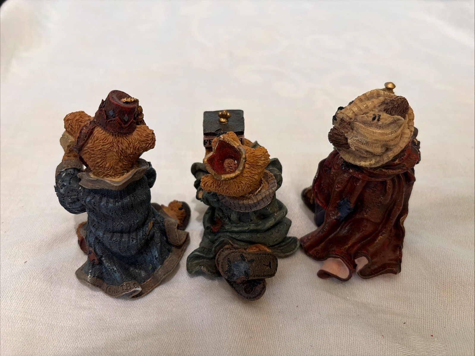 BOYDS BEARS 3 Wise Men Nativity Series #2 Gold Frankincense Myrrh Three Kings
