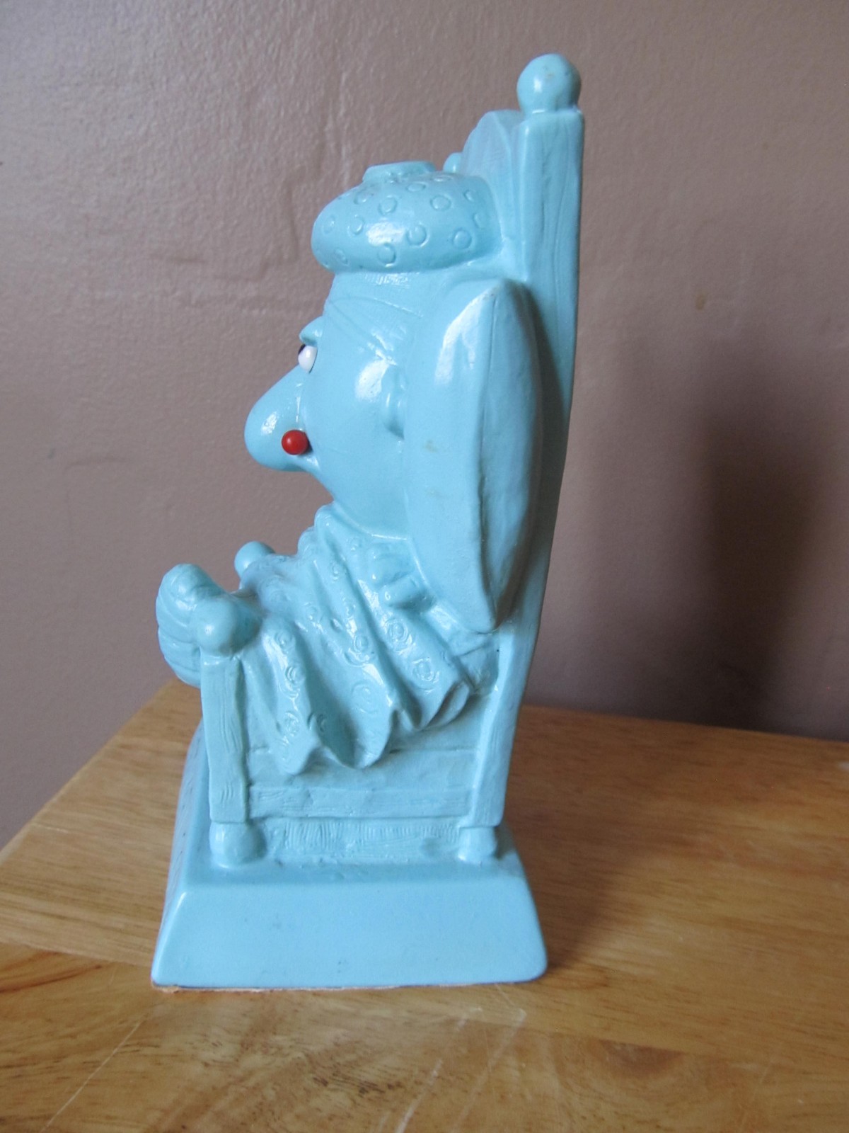 Vintage R & W Berries “Get Well Soon” Patient in Hospital Bed Figurine~#9048