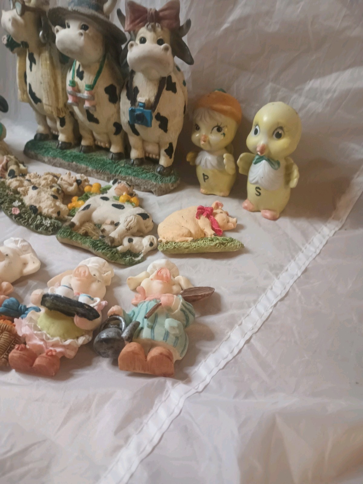 Lot of Assorted Farm Animals Cow,Pig,Mary Moo Moos Figures