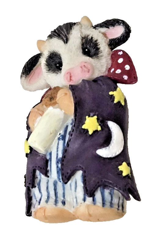 Mary’s Moo Moos – Udderly Scary Lapel Pin Enesco – Drac-Moo-La – 1997 Vintage