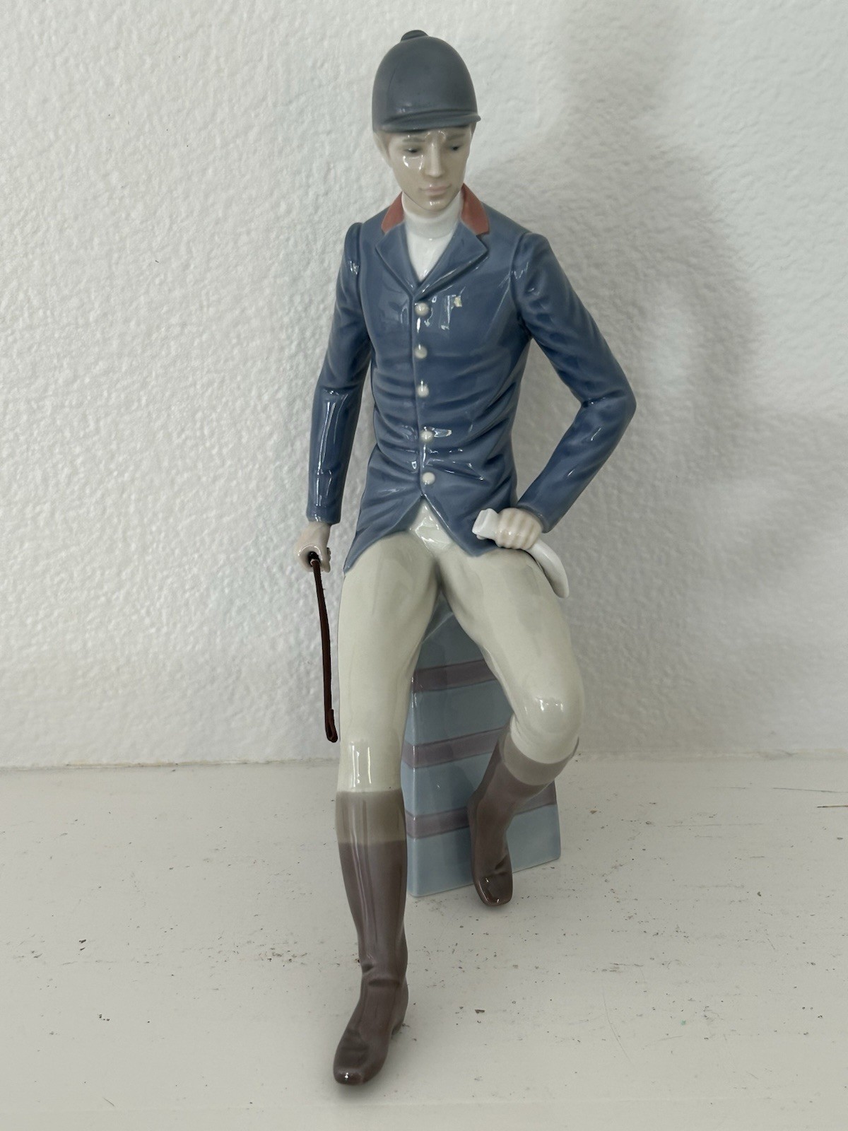 Lladró 5329 Gentleman Equestrian Porcelain Figurine No Box