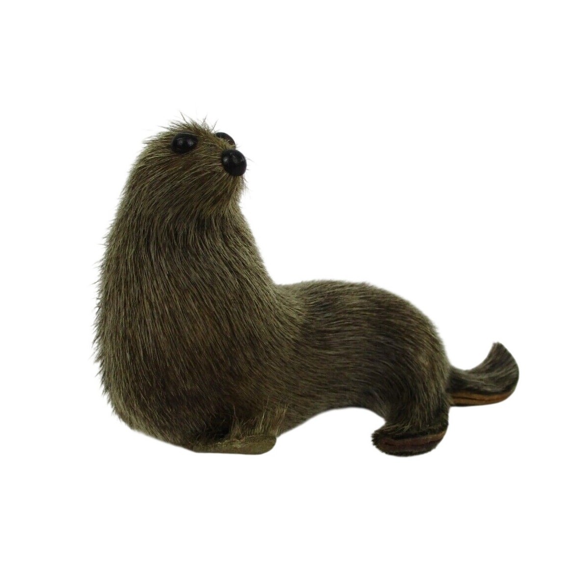 Sea Otter, Animal, Realistic Toy Figure, 4″ x 2.75″ Leather and Fur?