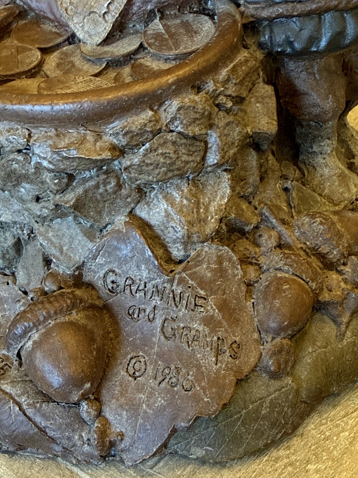 Tom Clark Cairn Studio Grannie and Gramps 1986 Signed Lot 35 Gnome Figurine