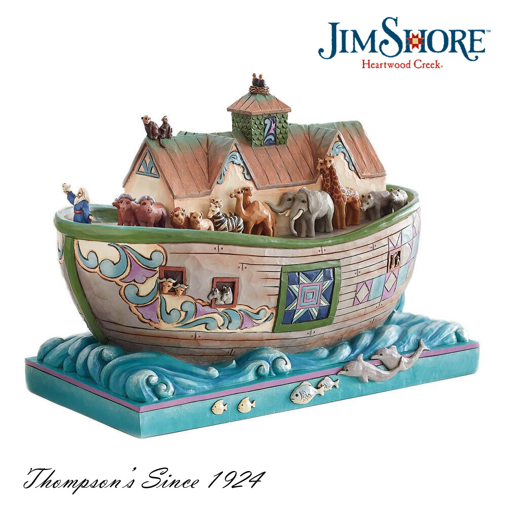 Enesco Jim Shore Heartwood Creek Noah’s Ark Masterpiece 6008413 NIB