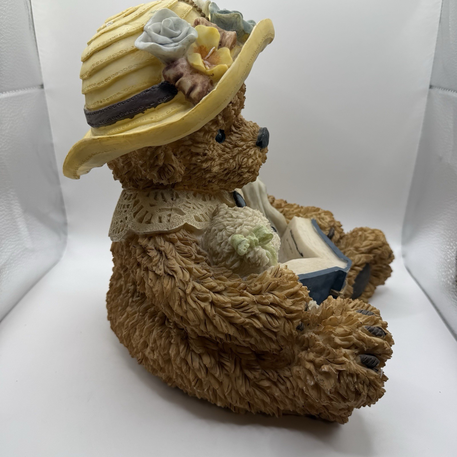 Boyds Bears Yesterdays Child Reading Bear Figurine Mother & Child 10”