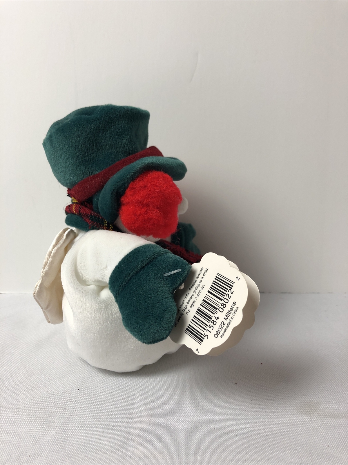 Dreamsicles Angel Hugs Collection Christmas Mittens Beanie Plush Stuffed W/Tags