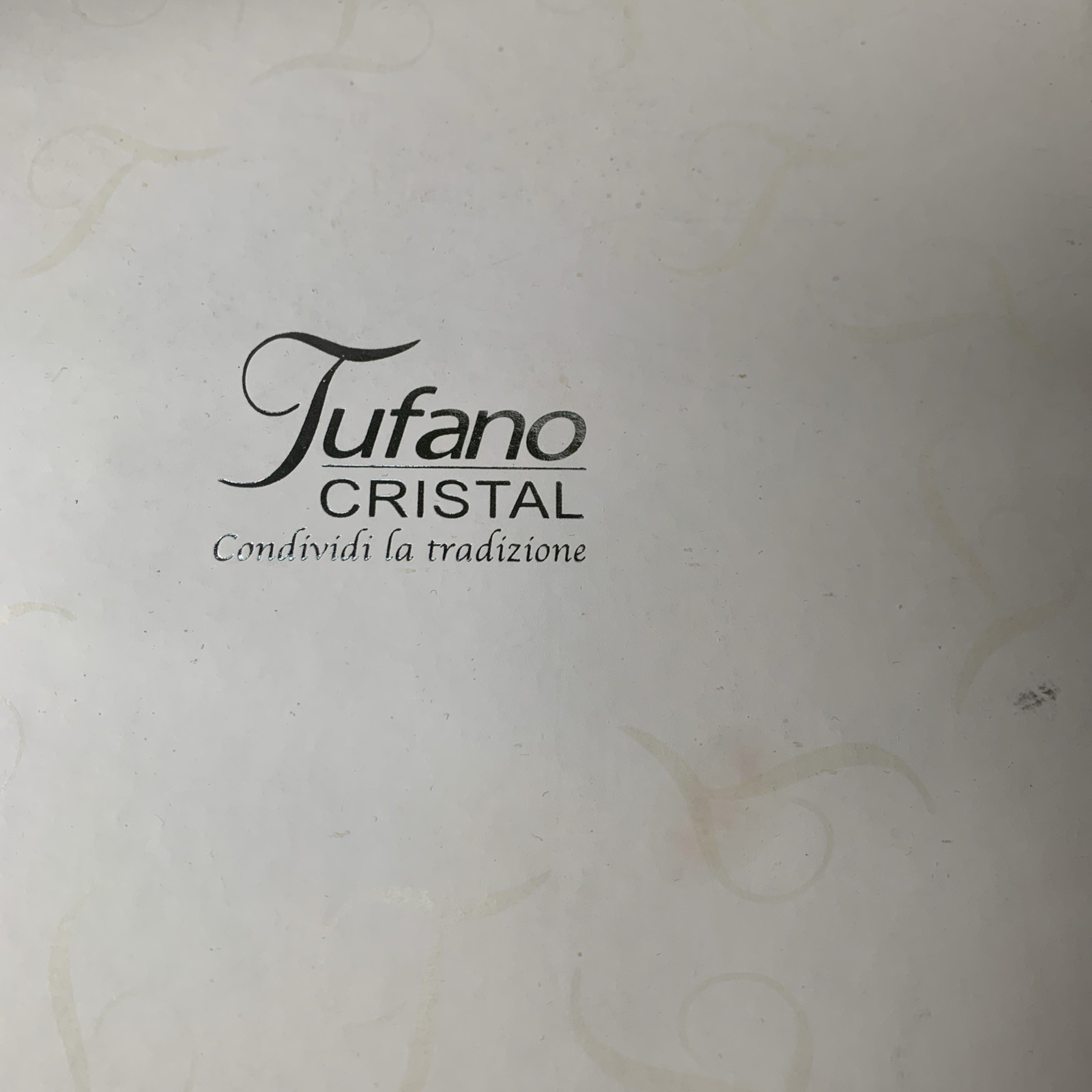 Tufano Italian Crystal Cristal Lily Flower Shaped Candleholder With Side Roses