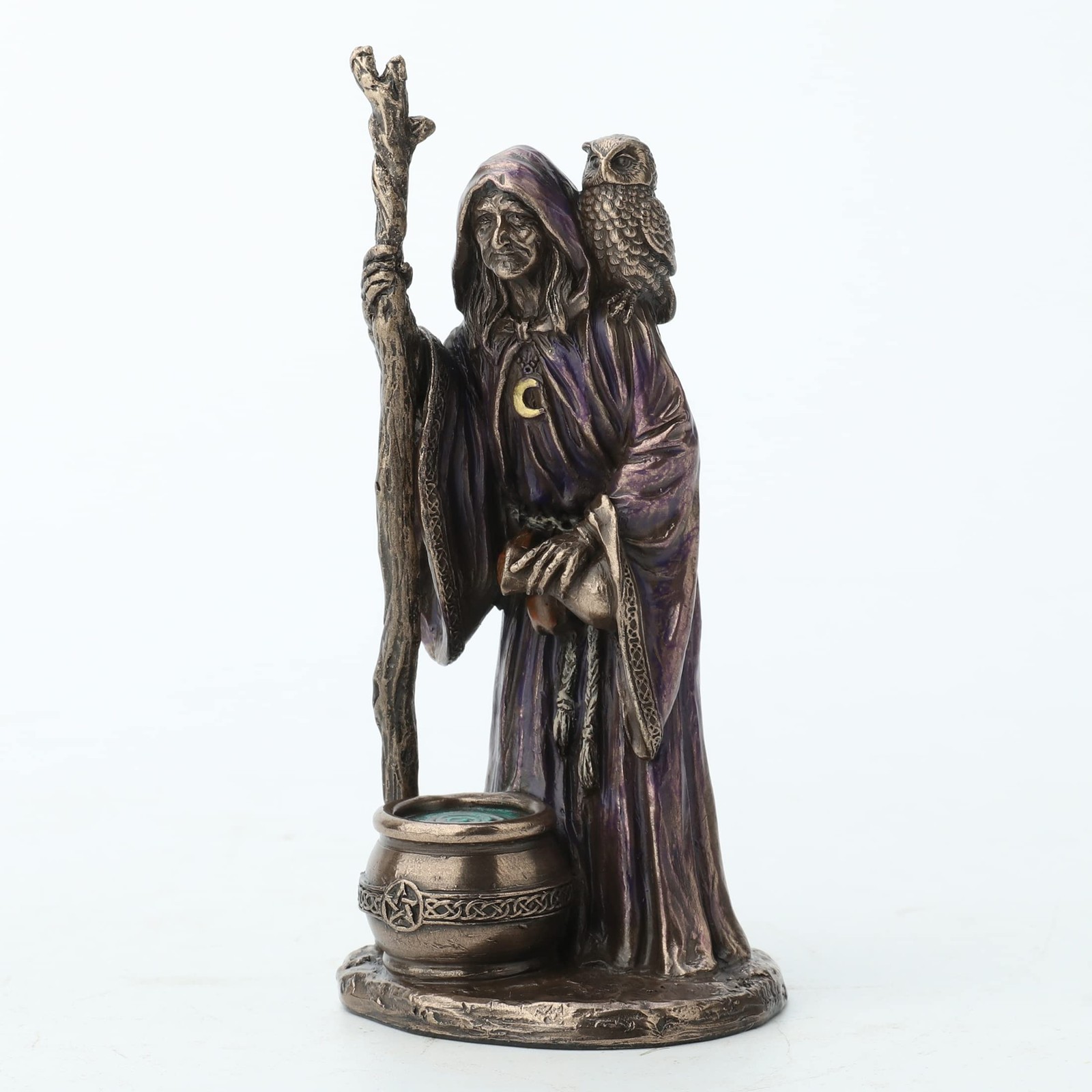 Veronese Design 4 1/8 Inch Triple Goddes The Crone Neopagan Wicca Resin Figurine