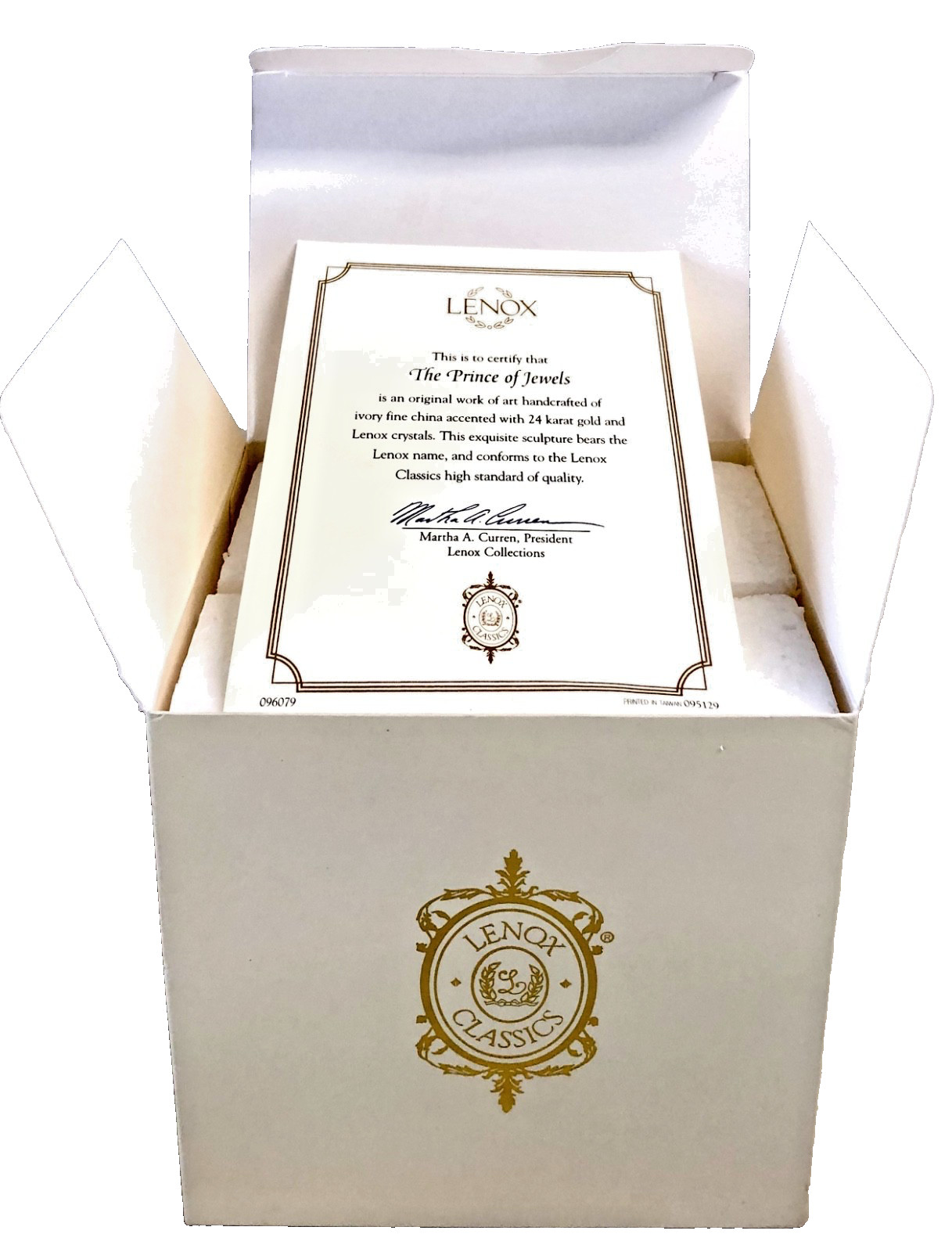 Lenox The Prince of Jewels Fine Ivory China Woodland Jewels Frog Sculpture NIB