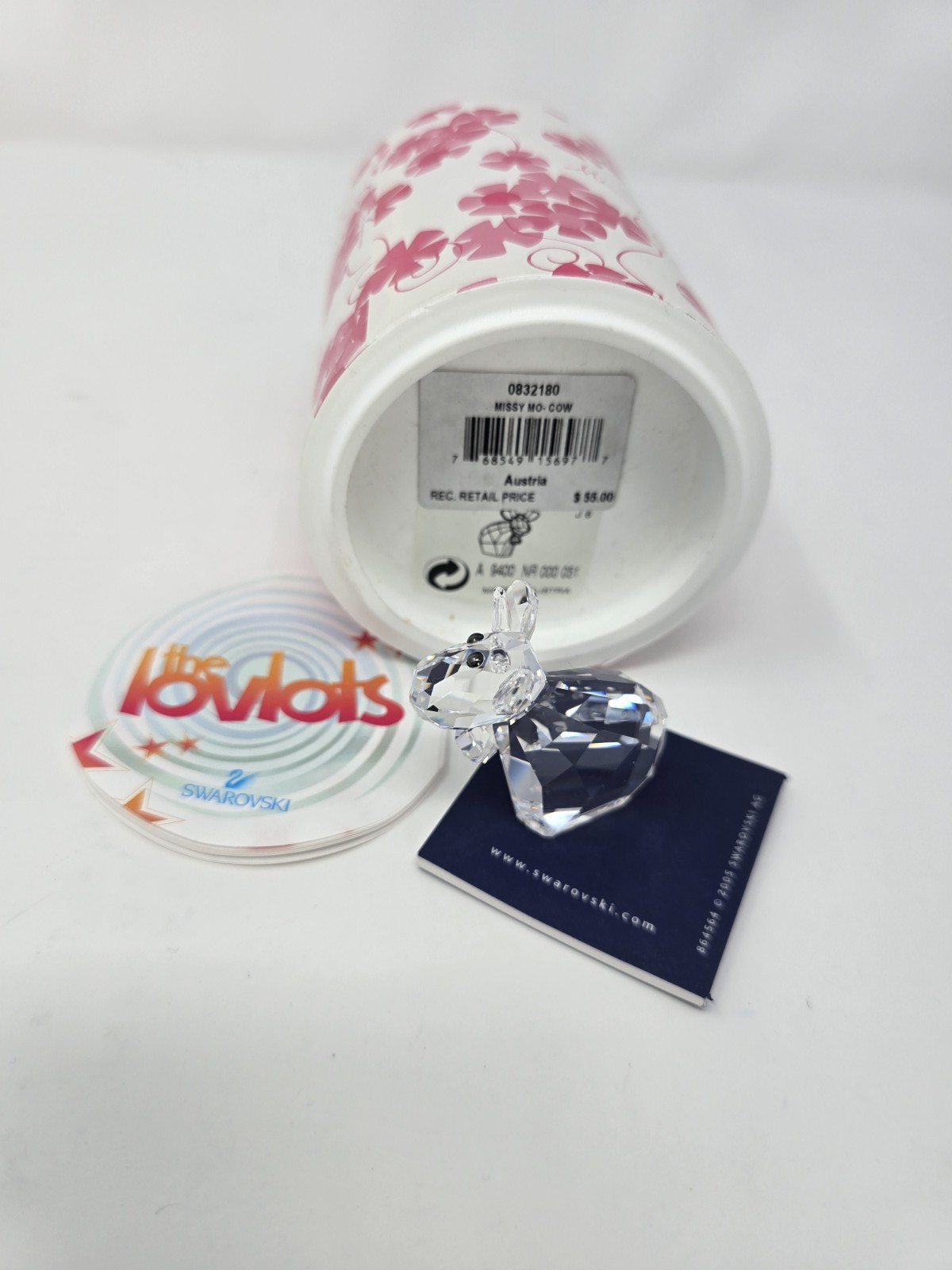 Swarovski 2007 Lovelots Missy Mo *Rare* Signed By Artist Edith Mair #0832180