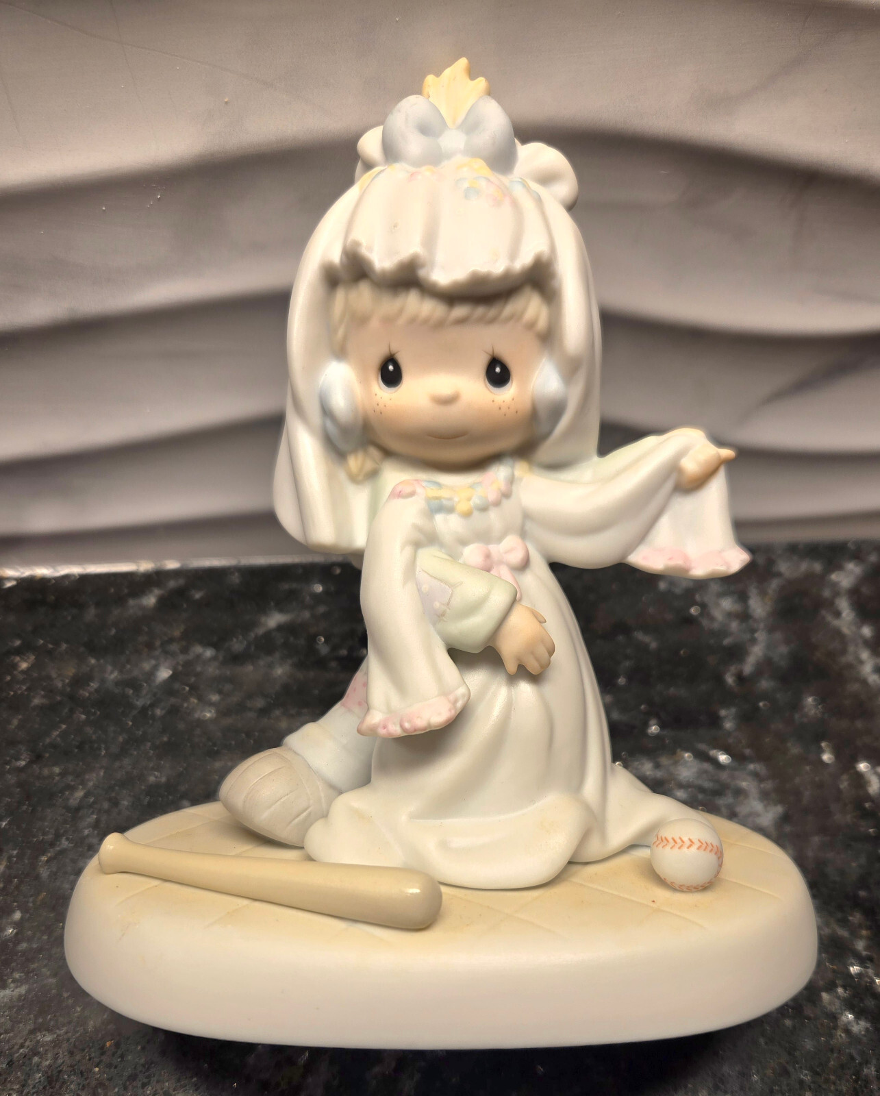 Vintage Enesco Precious Moments Someday My Love #520799 Figurine G Clef Mark 92