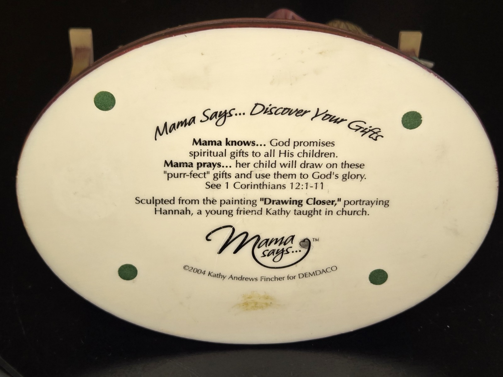 Mama Says… Discover Your Gifts – Kathy Andrews Fincher for DEMDACO (2004) –…
