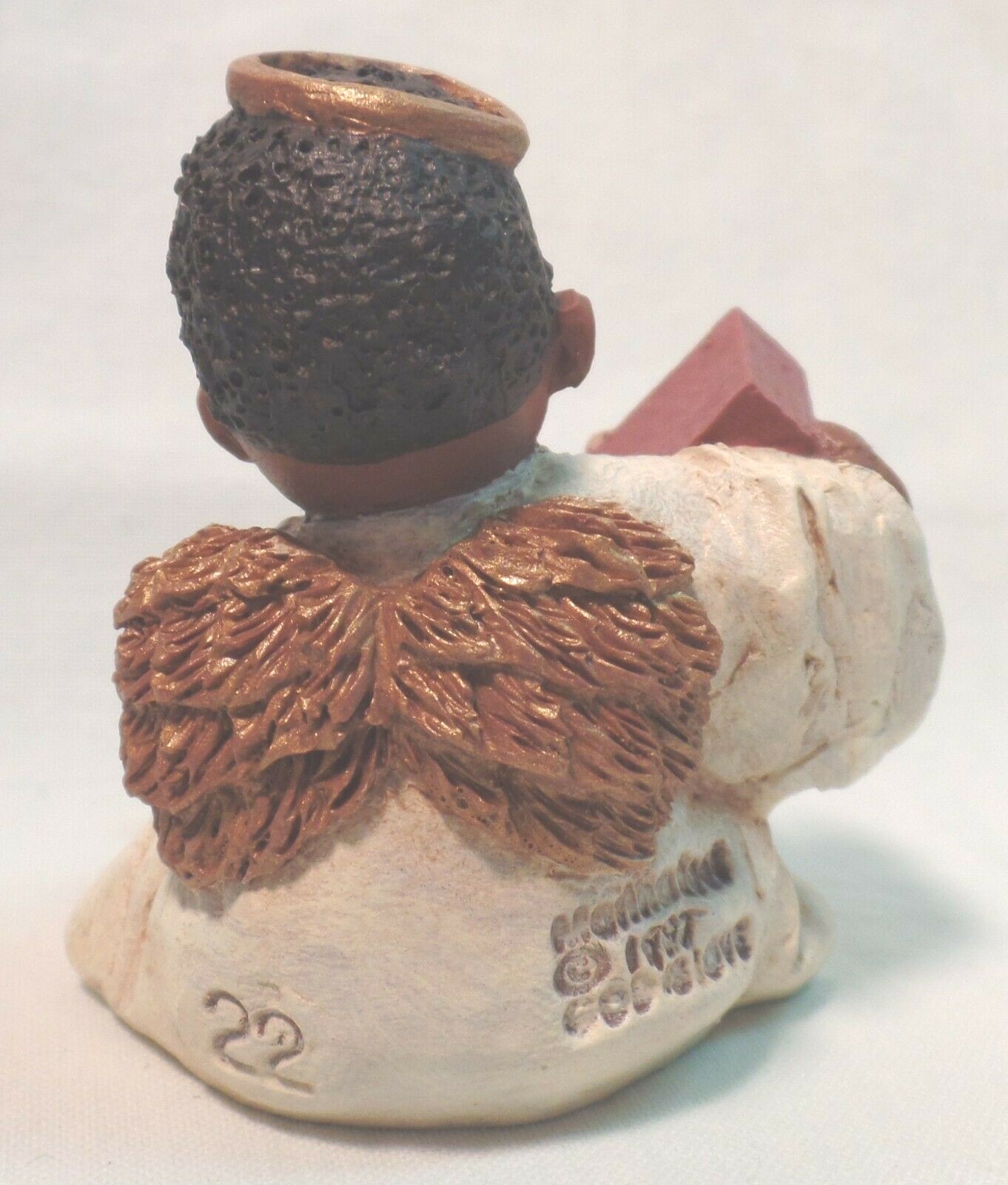 ALL GODS CHILDREN “CECE” 1997 MARTHA ROOT FIGURINE #22 GOD IS LOVE jdb