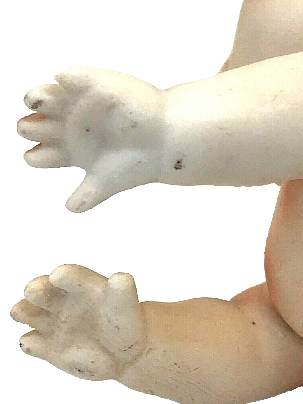 Vintage Kewpie Cupie Crawling Baby Figure Figurine 5″ Bisque Napco N3149
