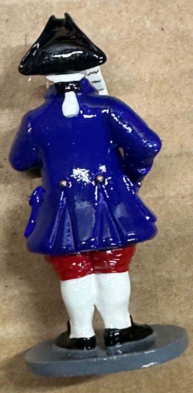 Mid Atlantic Village 1999 Gathering “The Colonial Man” Painted Metal Figure 2.5″