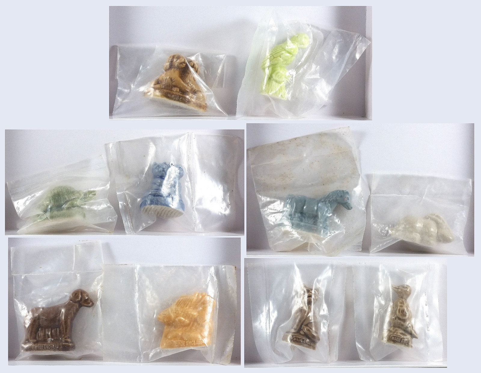 WADE RED ROSE TEA PET SHOP COMPLETE SET OF 10 2006 UNOPENED, CAT, DOG, ETC