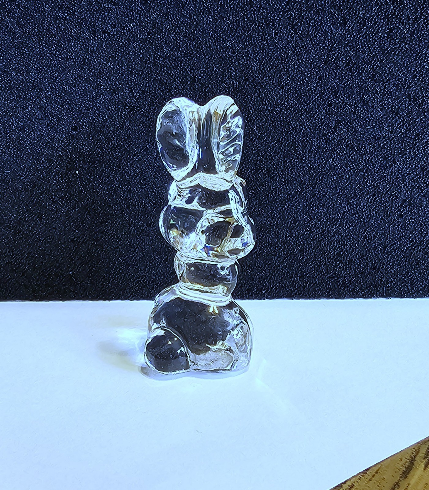 🦉 Goebel Crystal Collection 1981 German, Easter Bunny Rabbit Figurine, Logo
