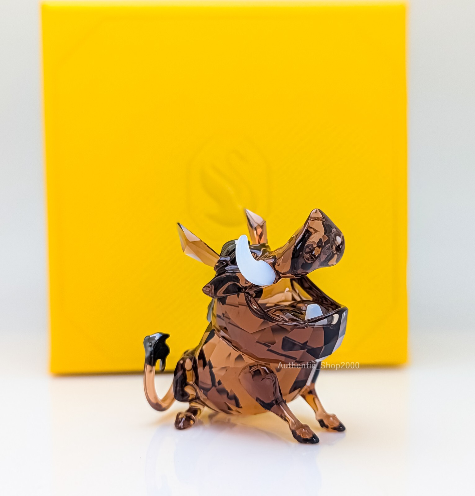 New 100% SWAROVSKI Crystal Disney The Lion King Pumbaa Figurine Display 5681582