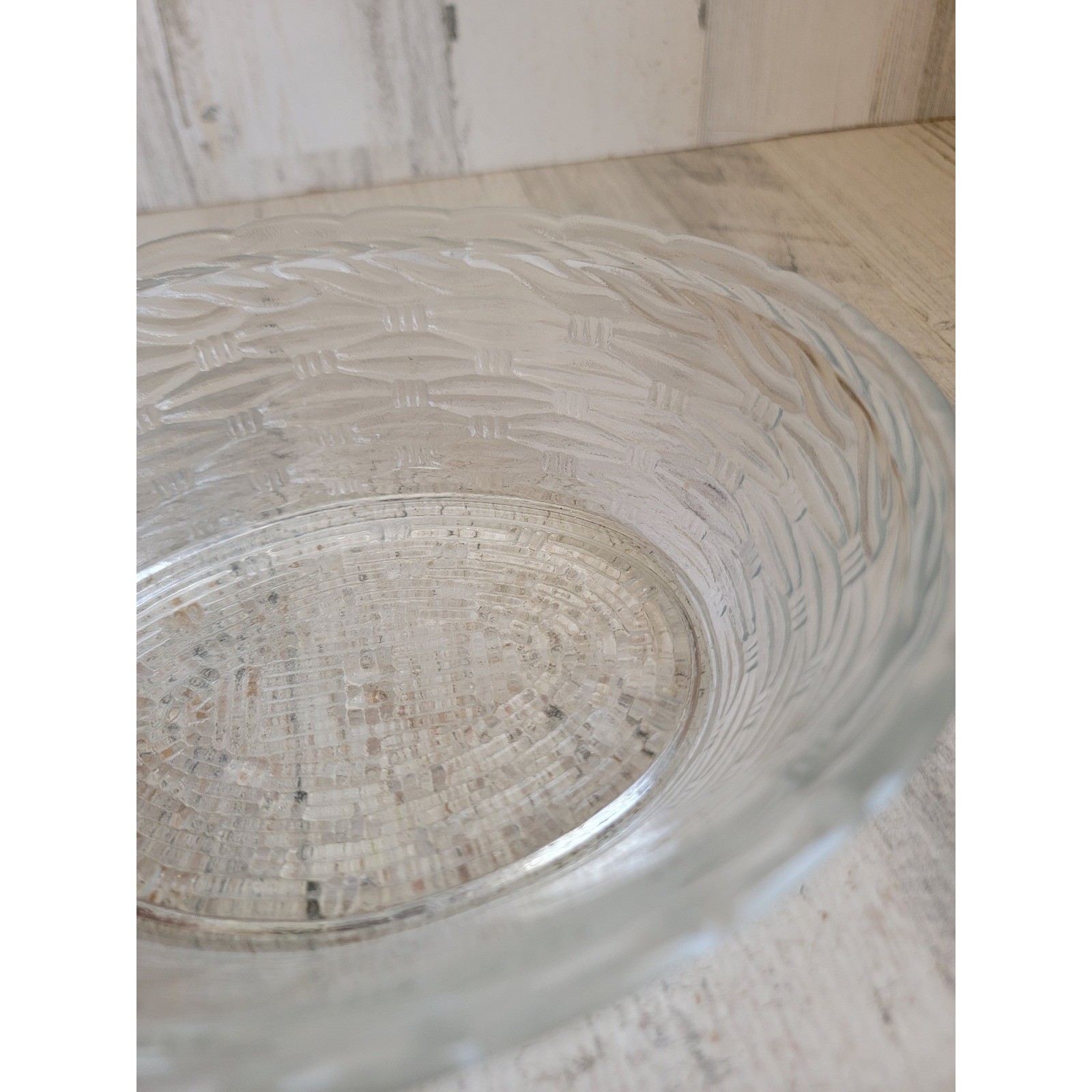 Clear hen on nest chicken nesting candy dish glass container Xmas home decor