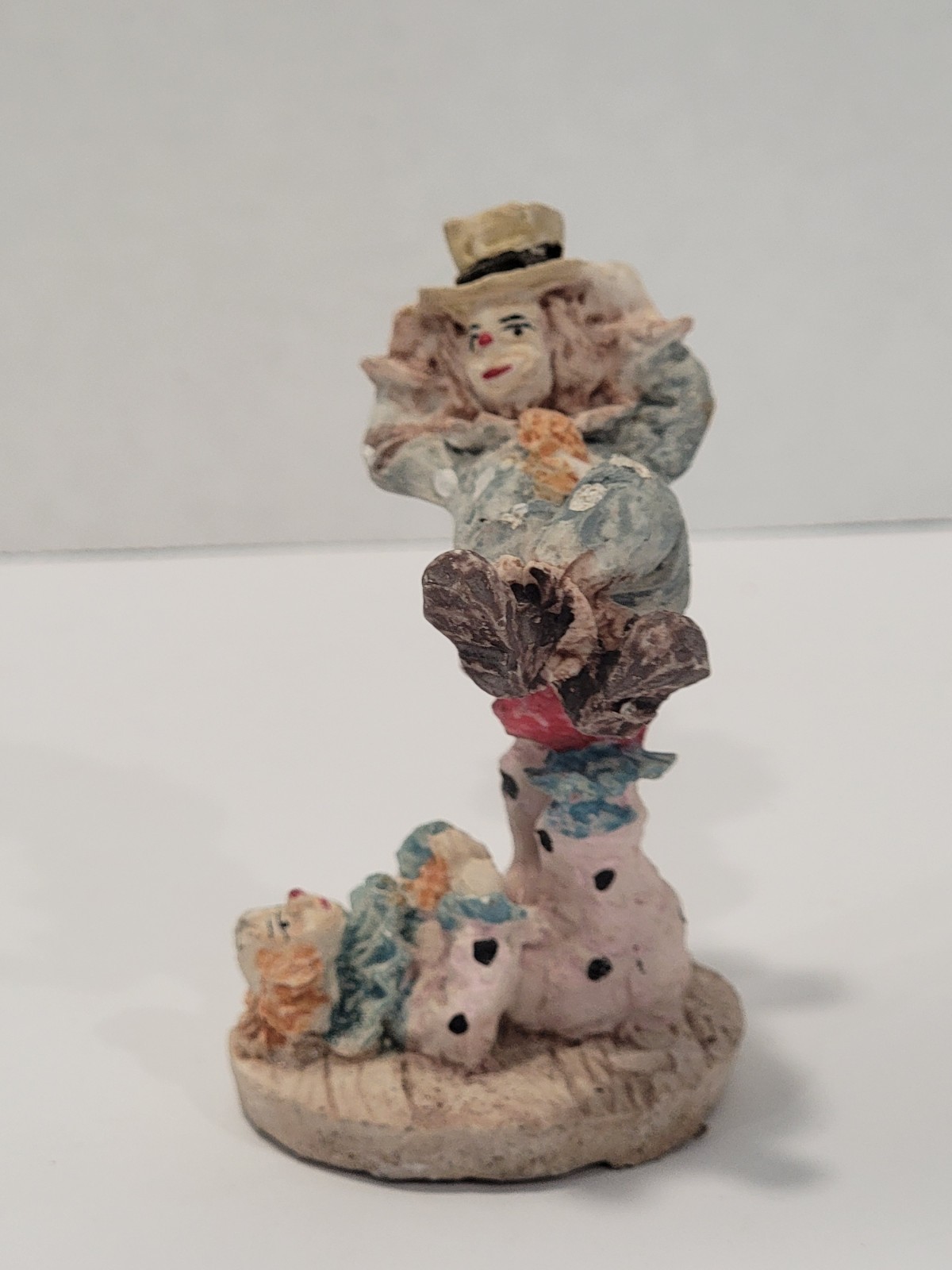 Balancing Clown Statue Figurine – Resin, 3.25 Inches Tall