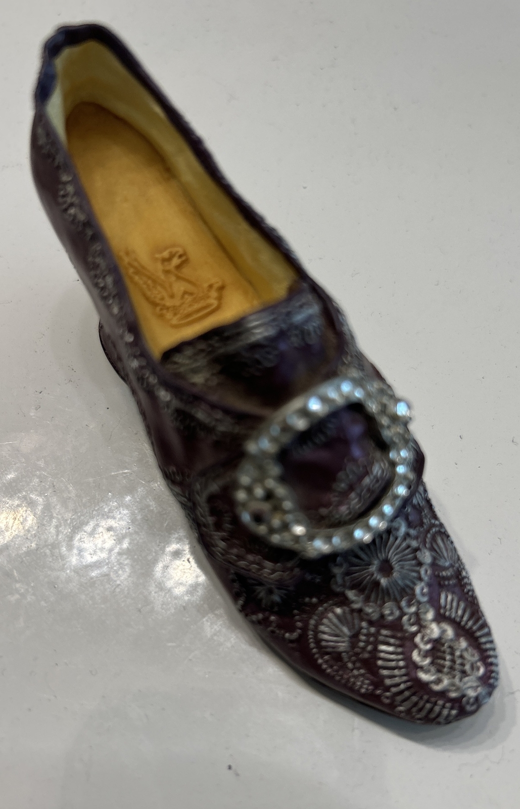 Just The Right Shoe by Raine. Martha Washington Wedding Shoe, Purple, #25410
