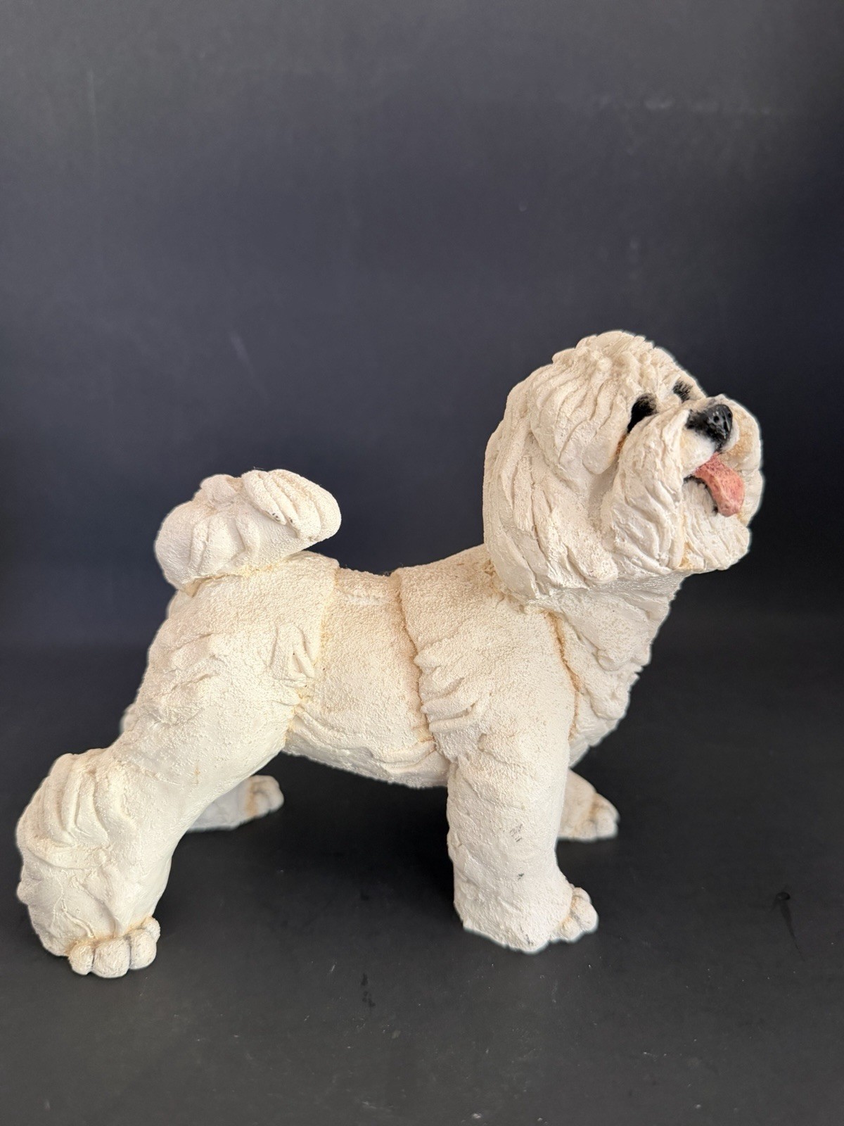 A Breed Apart Bichon Frise White Resin Dog Figurine 2002 Willie W #70028