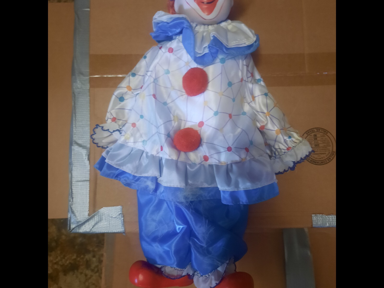 The Heritage Mint LTD “Happiness and Love” Collector 16″ Porcelain Clown 1989 3X