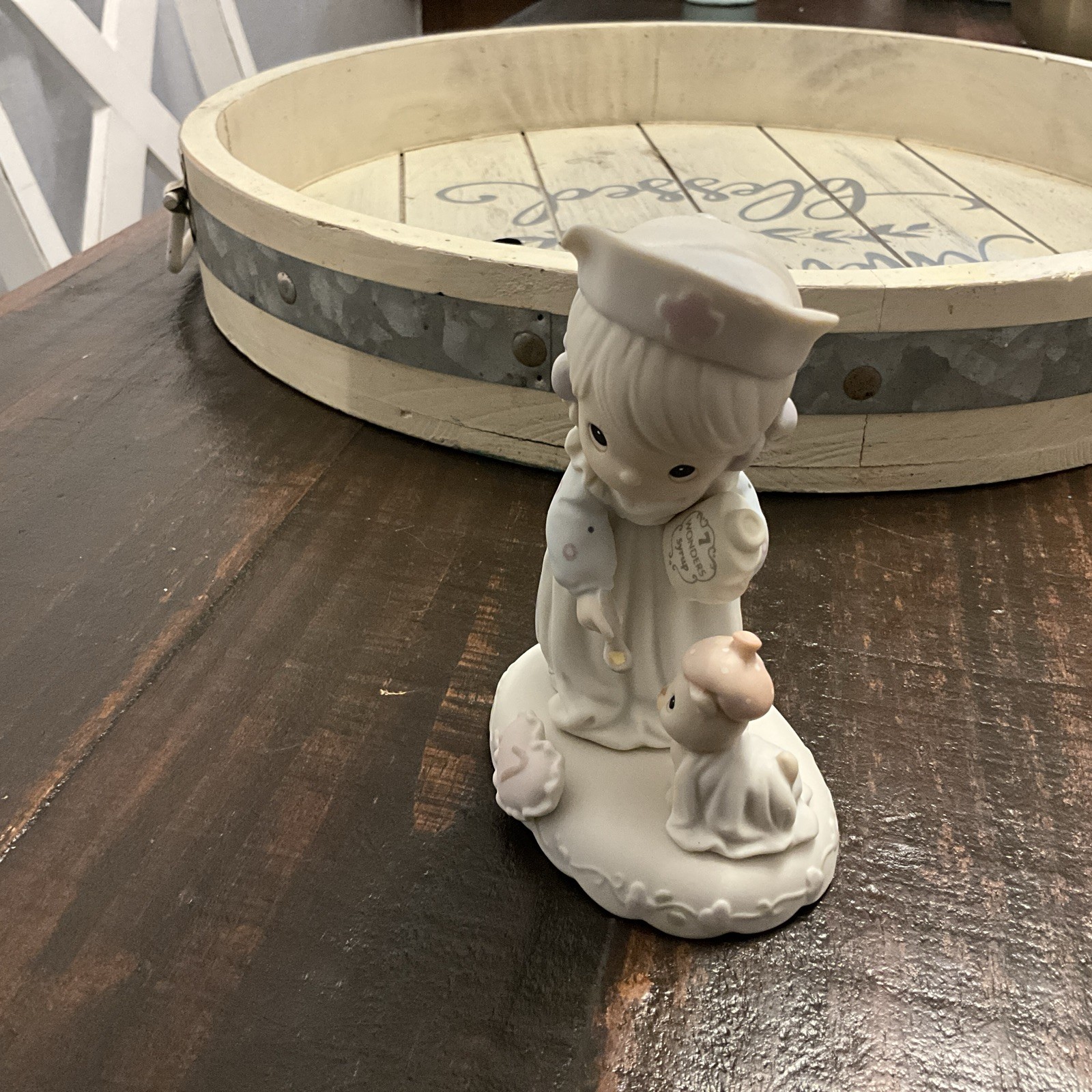 Precious Moments Blonde Growing in Grace Age 7 Figurine 163740