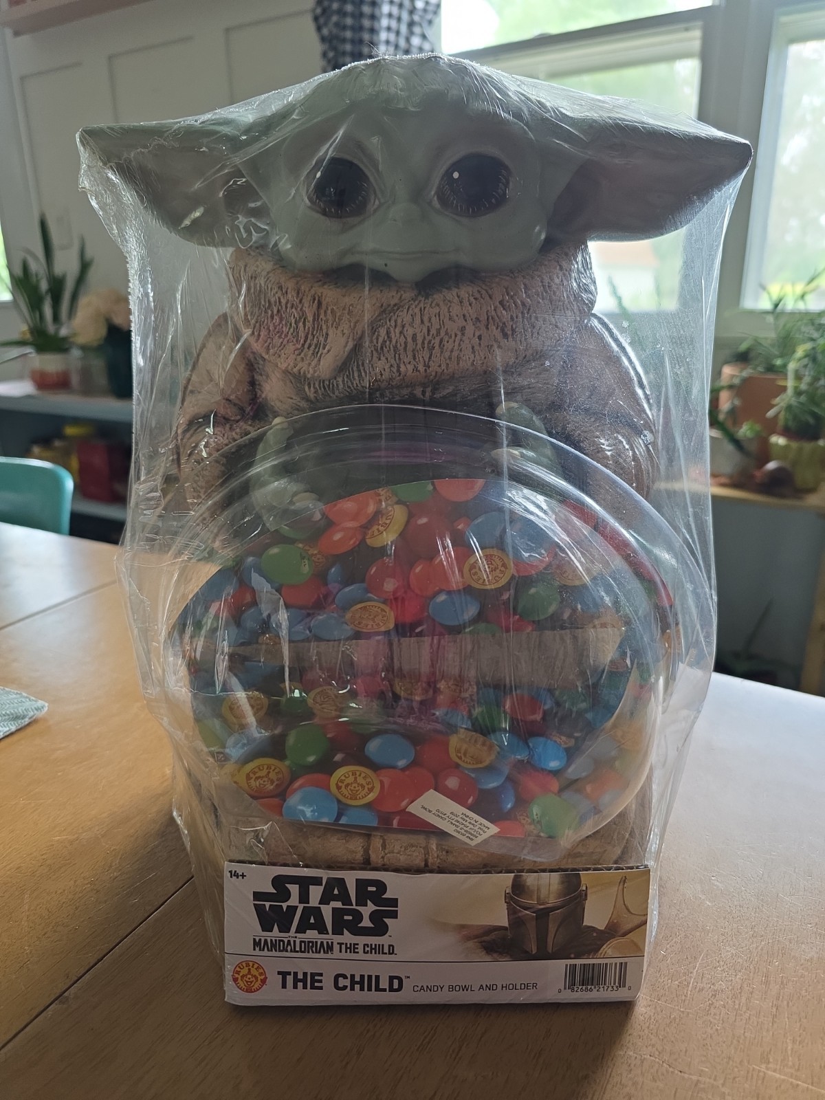 Rubie’s Star Wars Mandalorian Grogu Candy Bowl Holder Resin Halloween – New