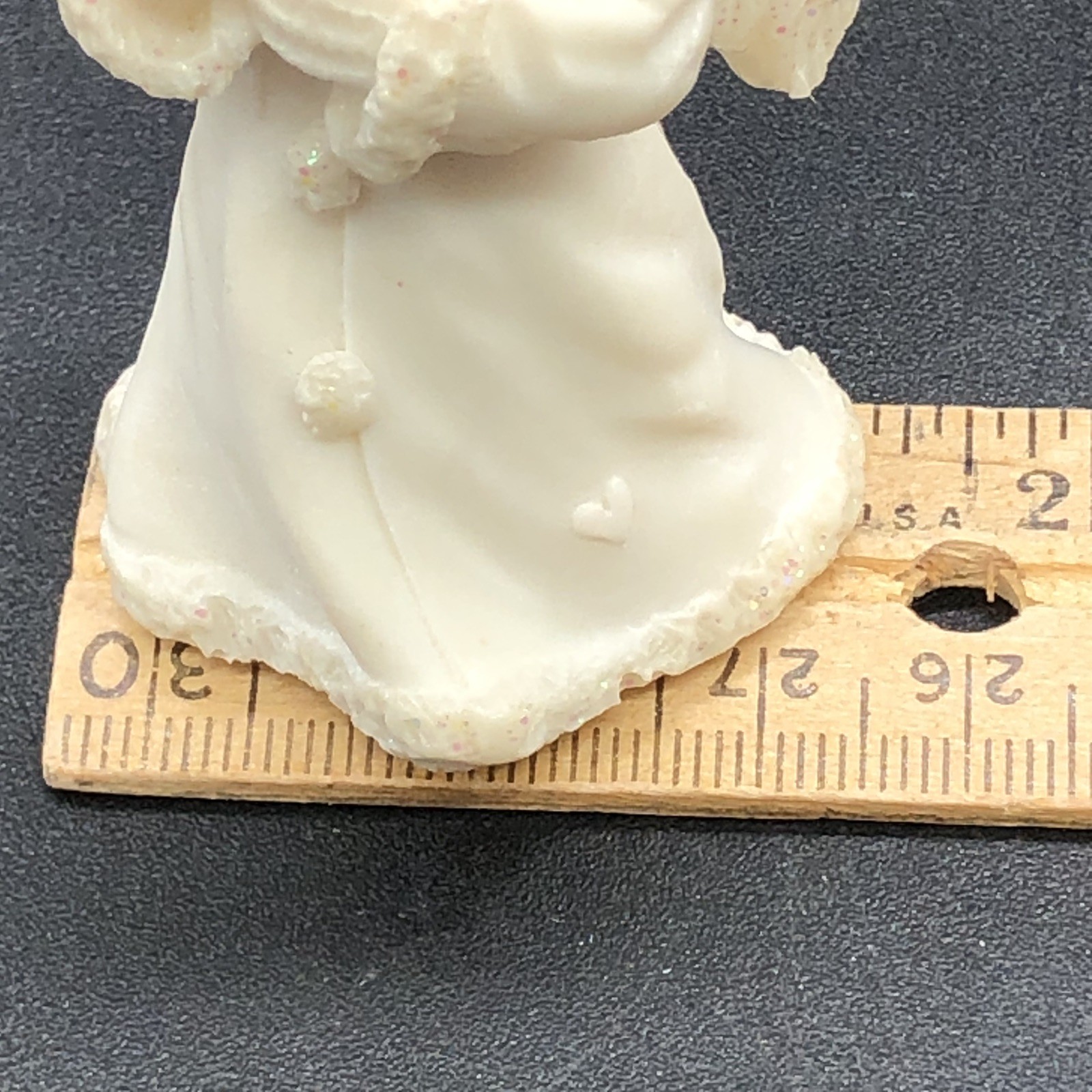 Vtg Sarah’s Attic Snow Crystal African American Girl Angel 3″ T 1997 USA RARE