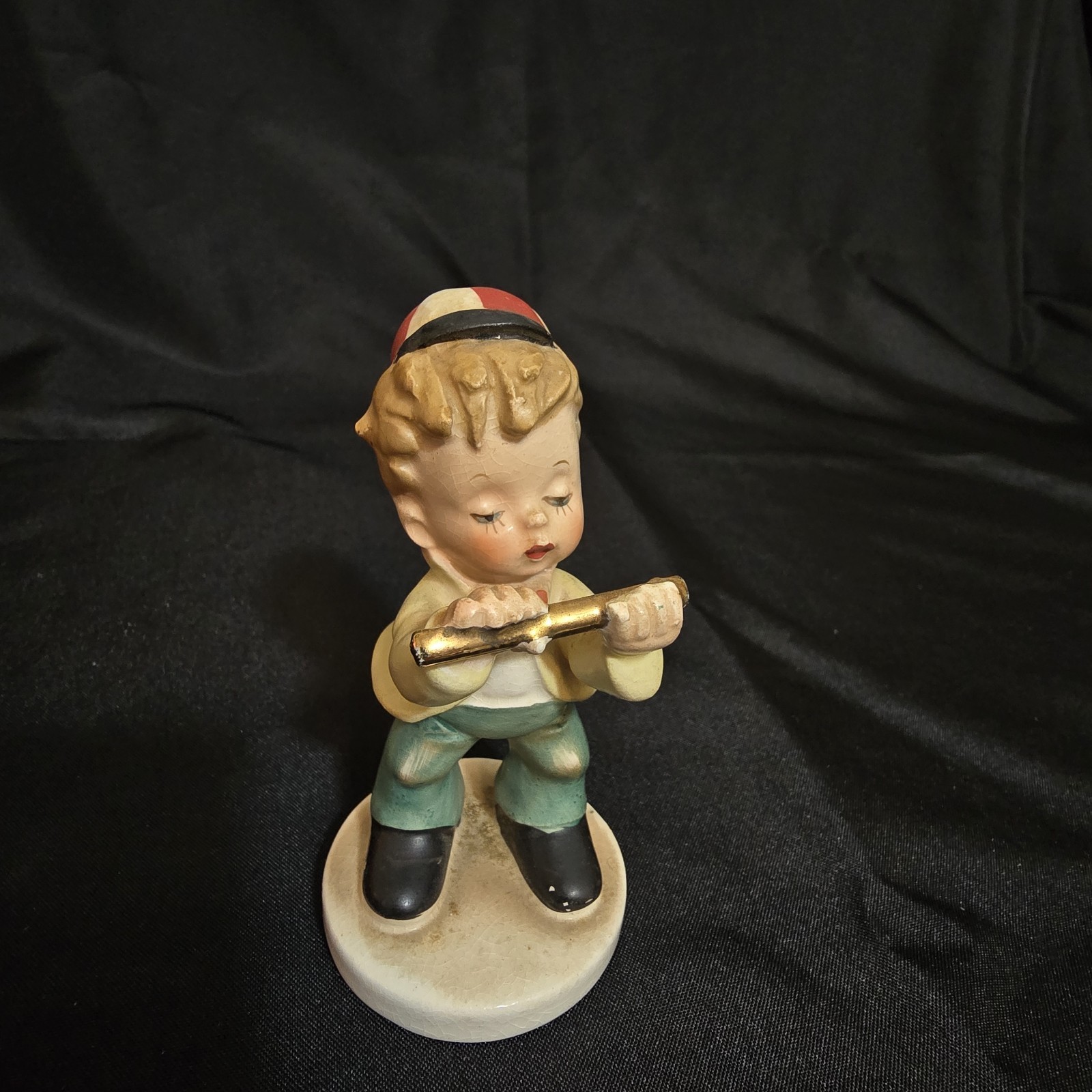 Willets Pottery Vintage Boy With Flute